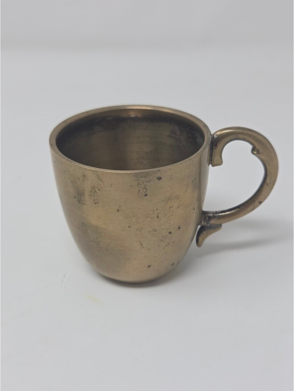 Vintage Leonard EPNS Brass Tone Metal Cup Mug Handle 3 Inch Height